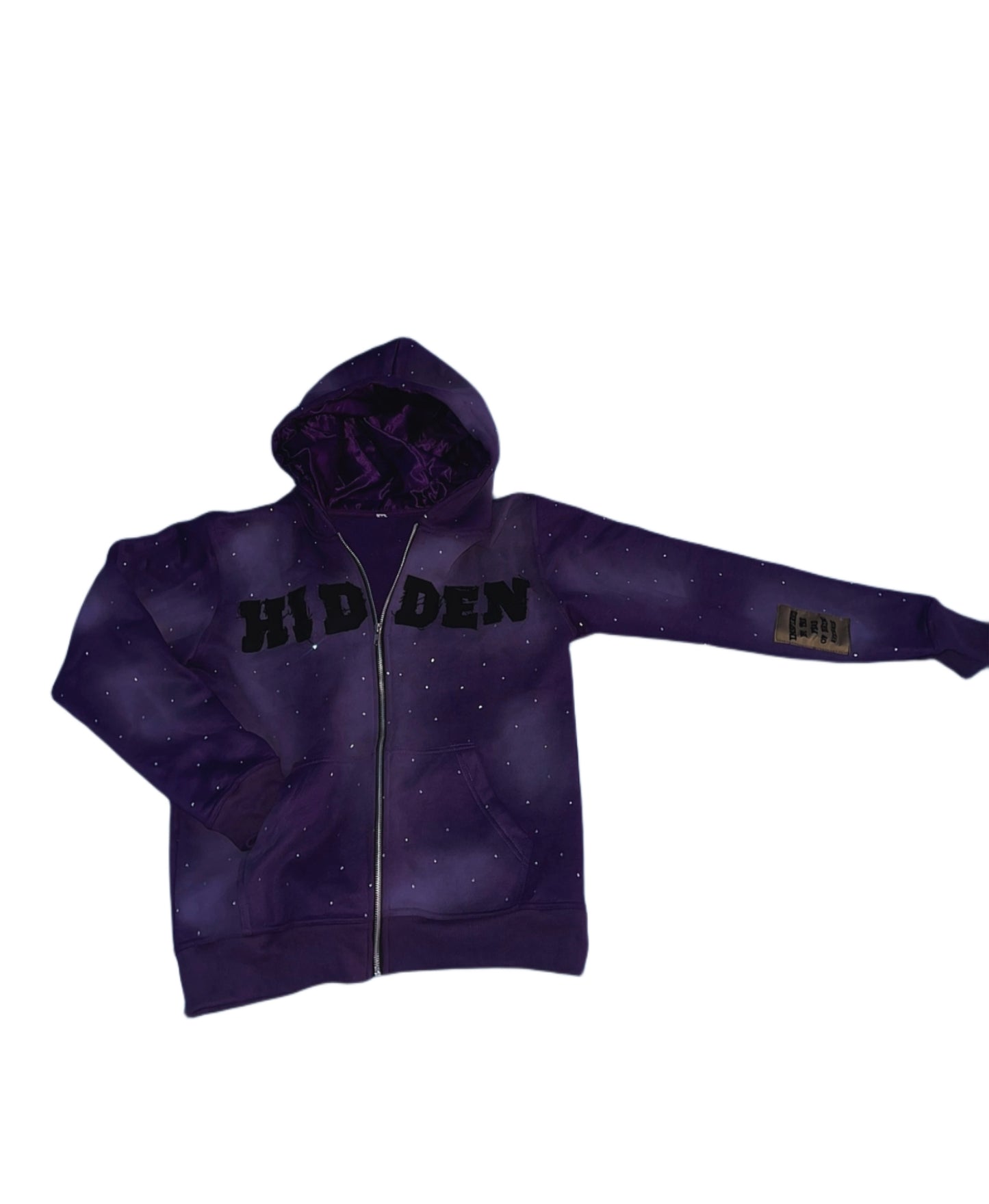 Electric Violet "Inspired by the fear of being Average" Hoodie