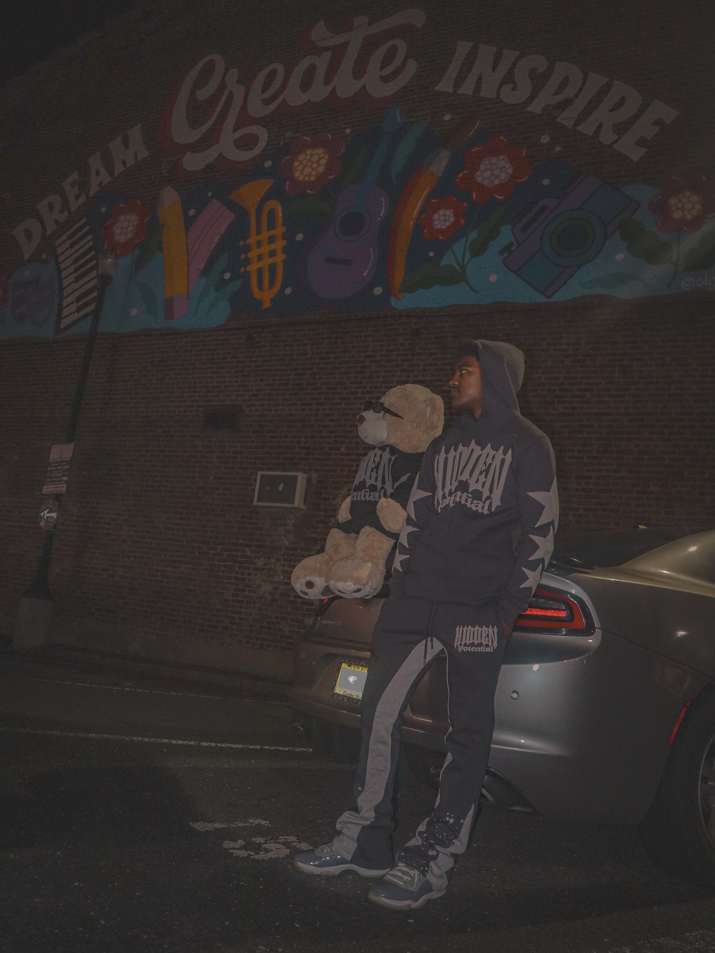 V1 Shadow Grey HP Sweat Suit