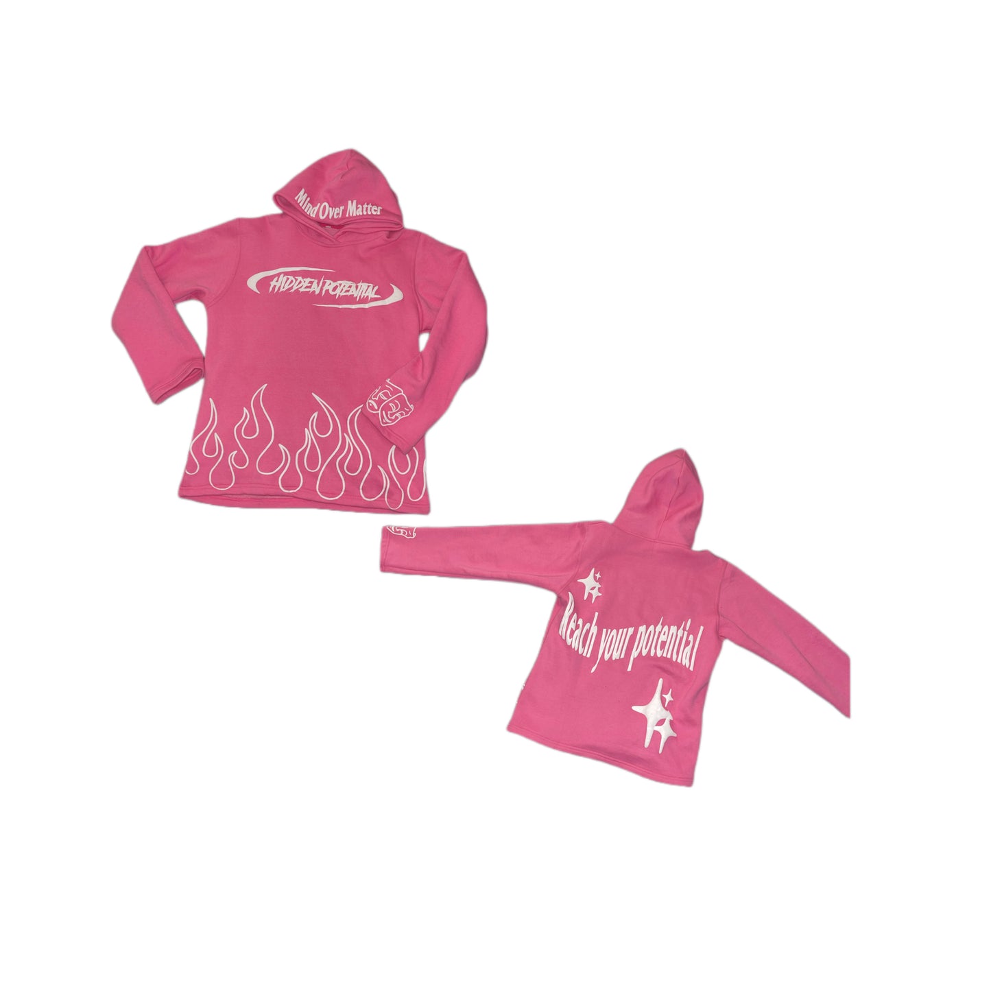 Pink & White "RYP" pullover