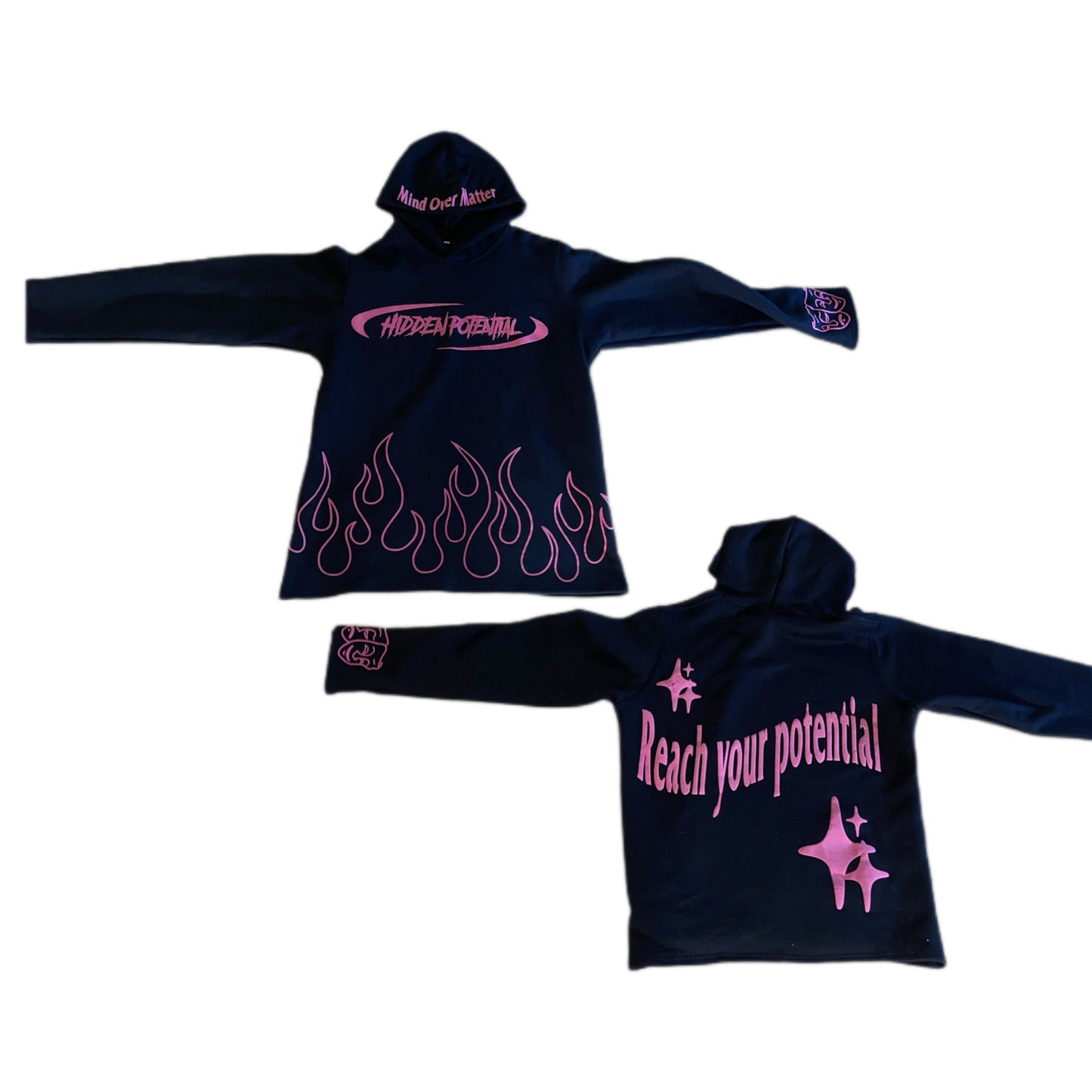 Black & Pink "RYP" Pullover