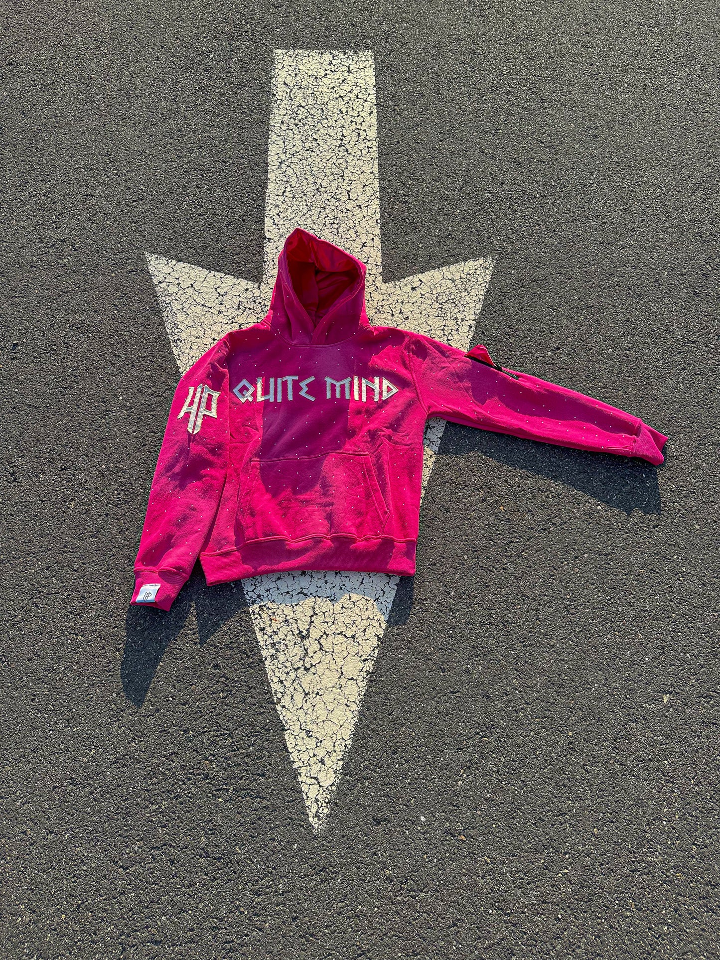 Flamingo Pink “Embrace your Mistakes•Quite Mind” Hoodie